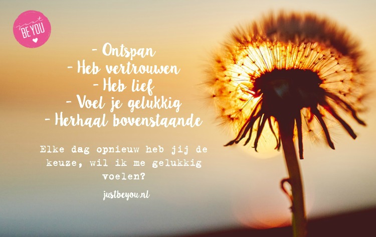 Geluk - Justbeyou.nl