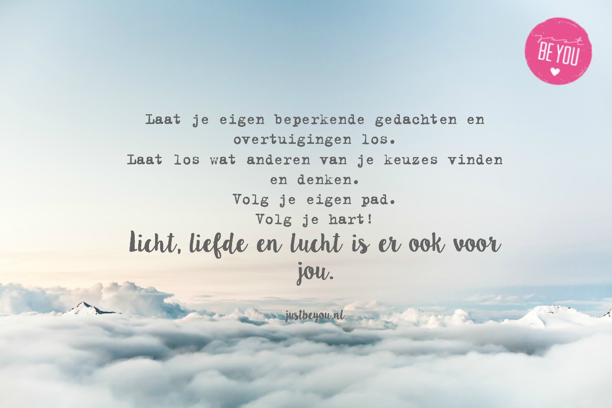 Loslaten - Justbeyou.nl